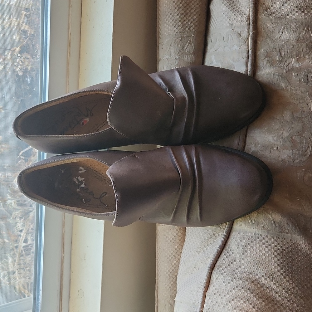NATURAL SOLE BROWN WOMENS PUMPS SIZE 11